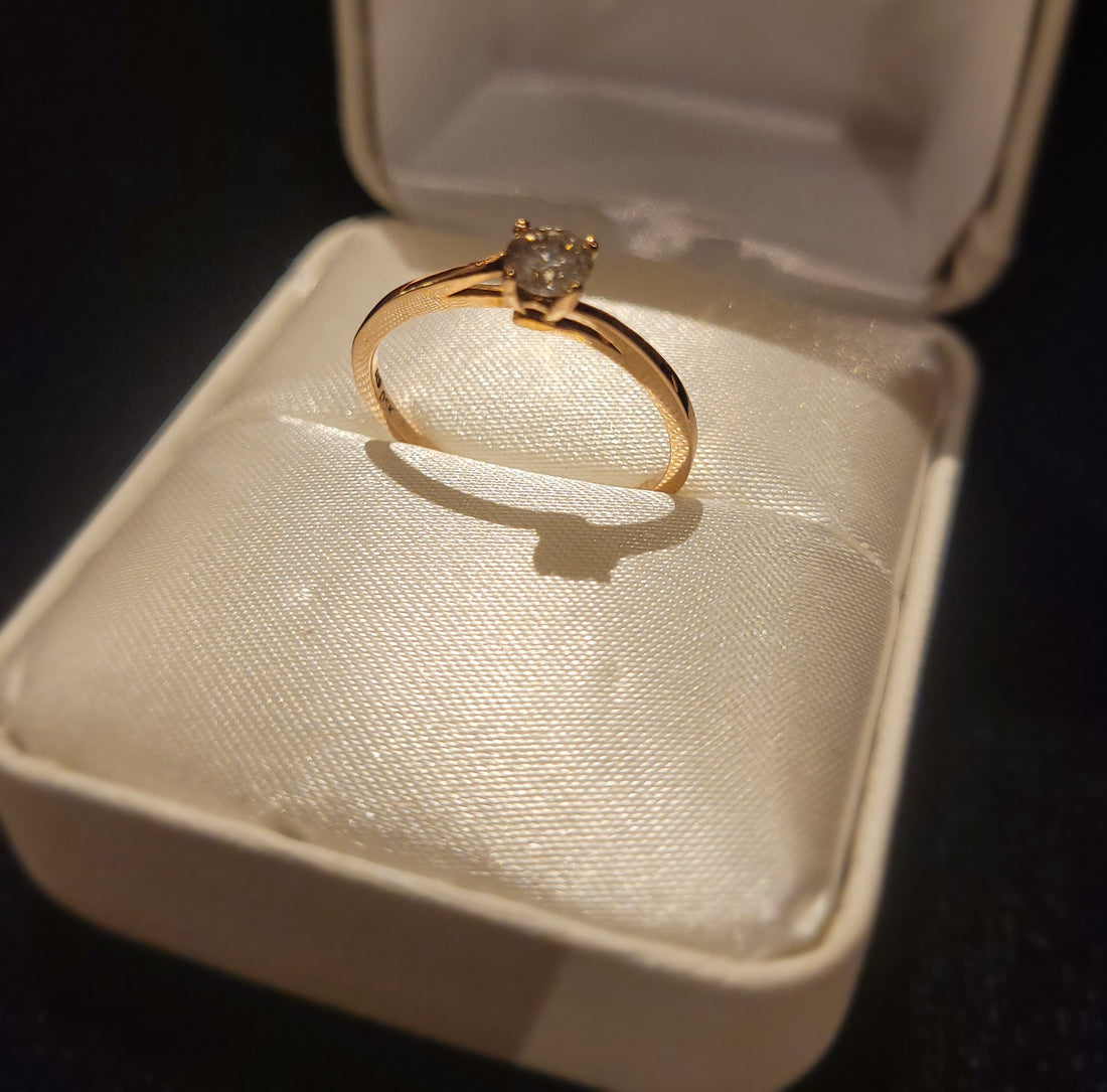 Diamond ring 0.30ct / 14K Gold