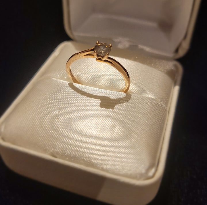 Diamond ring 0.30ct / 14K Gold