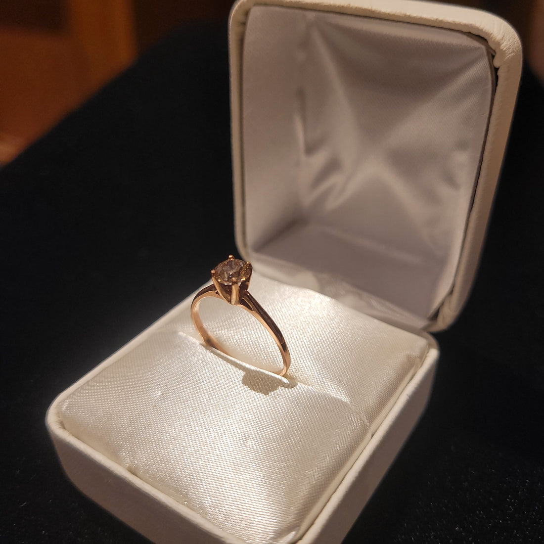 Diamond Ring 0.61ct - 10K Rose Gold