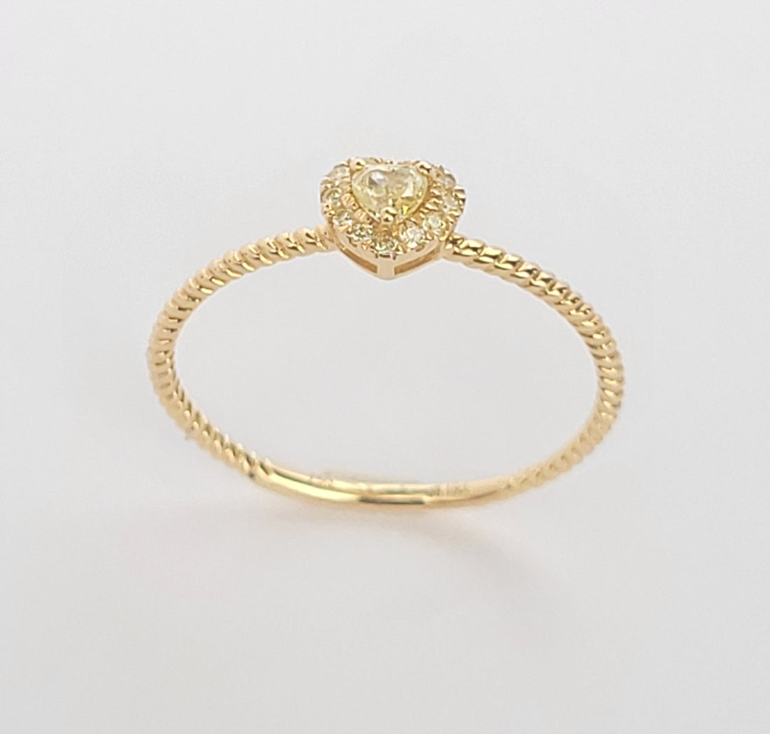 Diamond Heart Ring