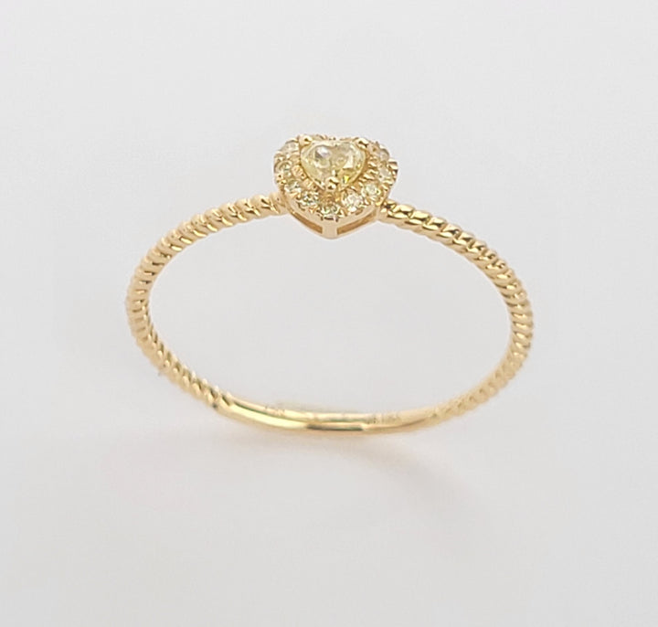 Diamond Heart Ring