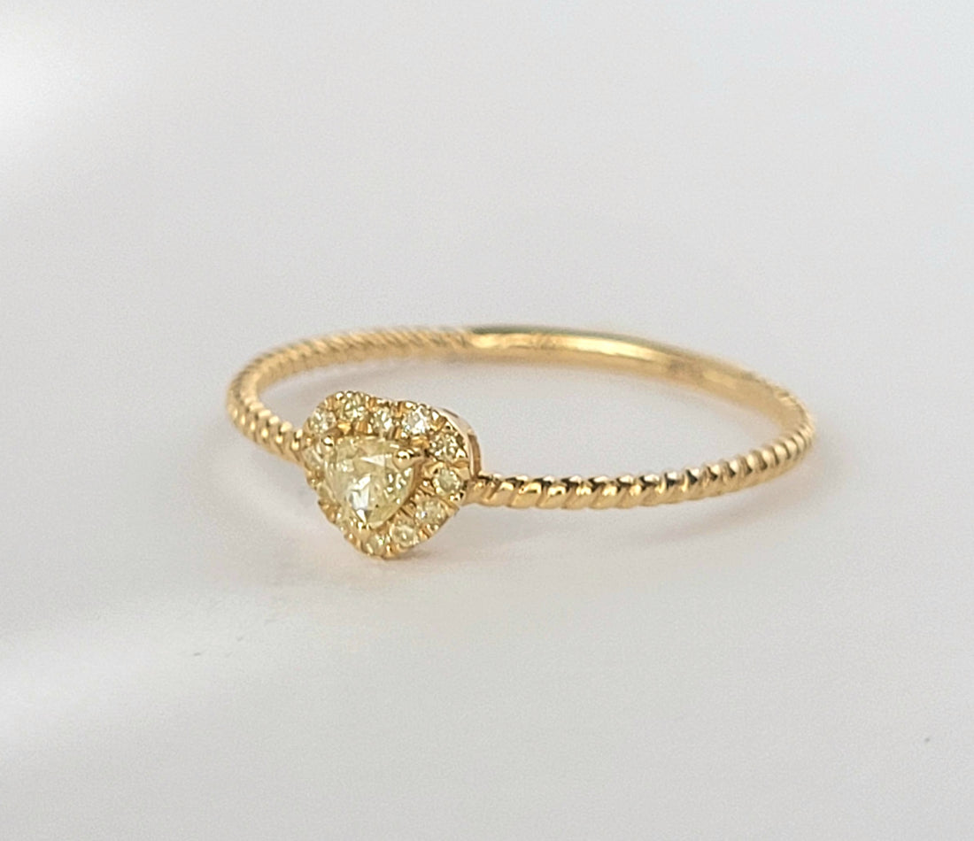 Diamond Heart Ring