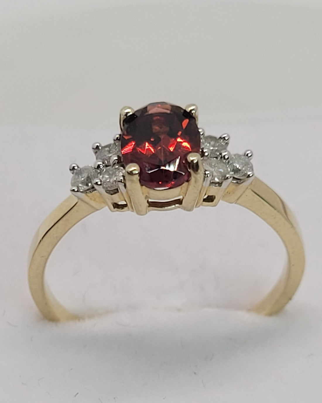 Dragon Strength 1ct Garnet 10K Yellow Gold