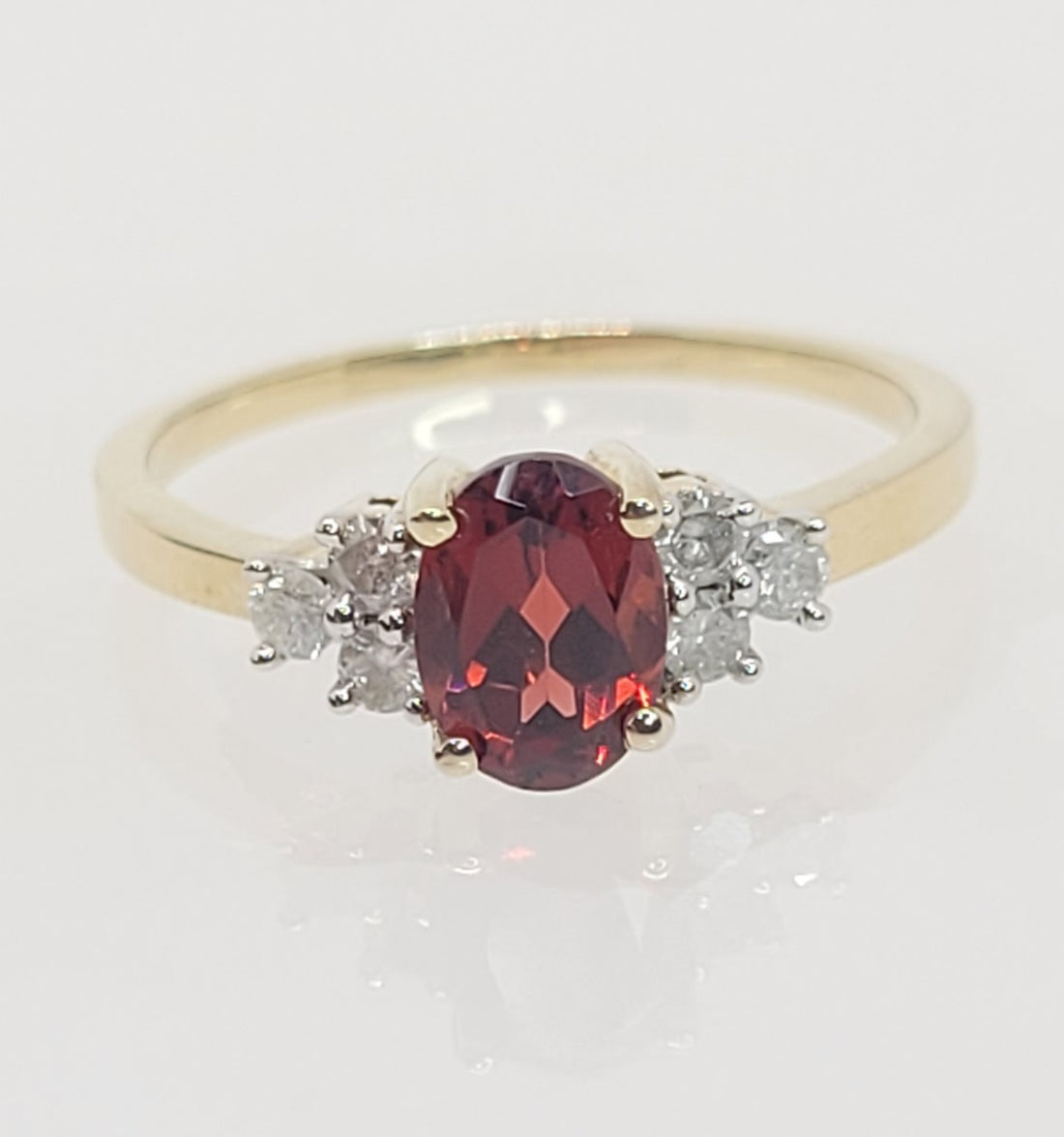 Dragon Strength 1ct Garnet 10K Yellow Gold