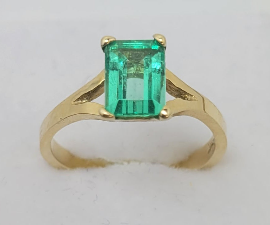 Emerald ring "Colombian"