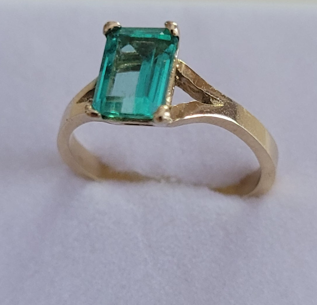 Emerald ring "Colombian"