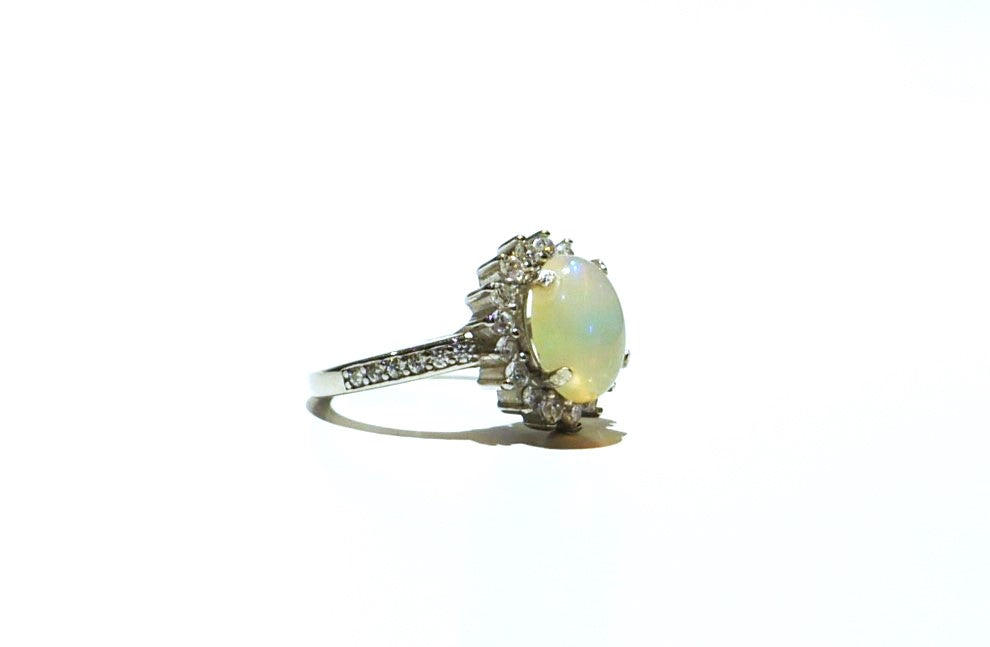 Opal  Ring 925 silver