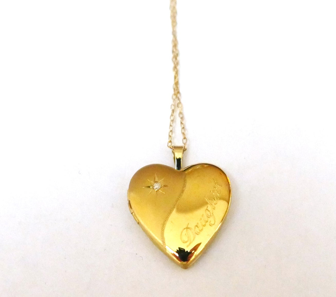 Heart Lock for Daughter Gold plated silver