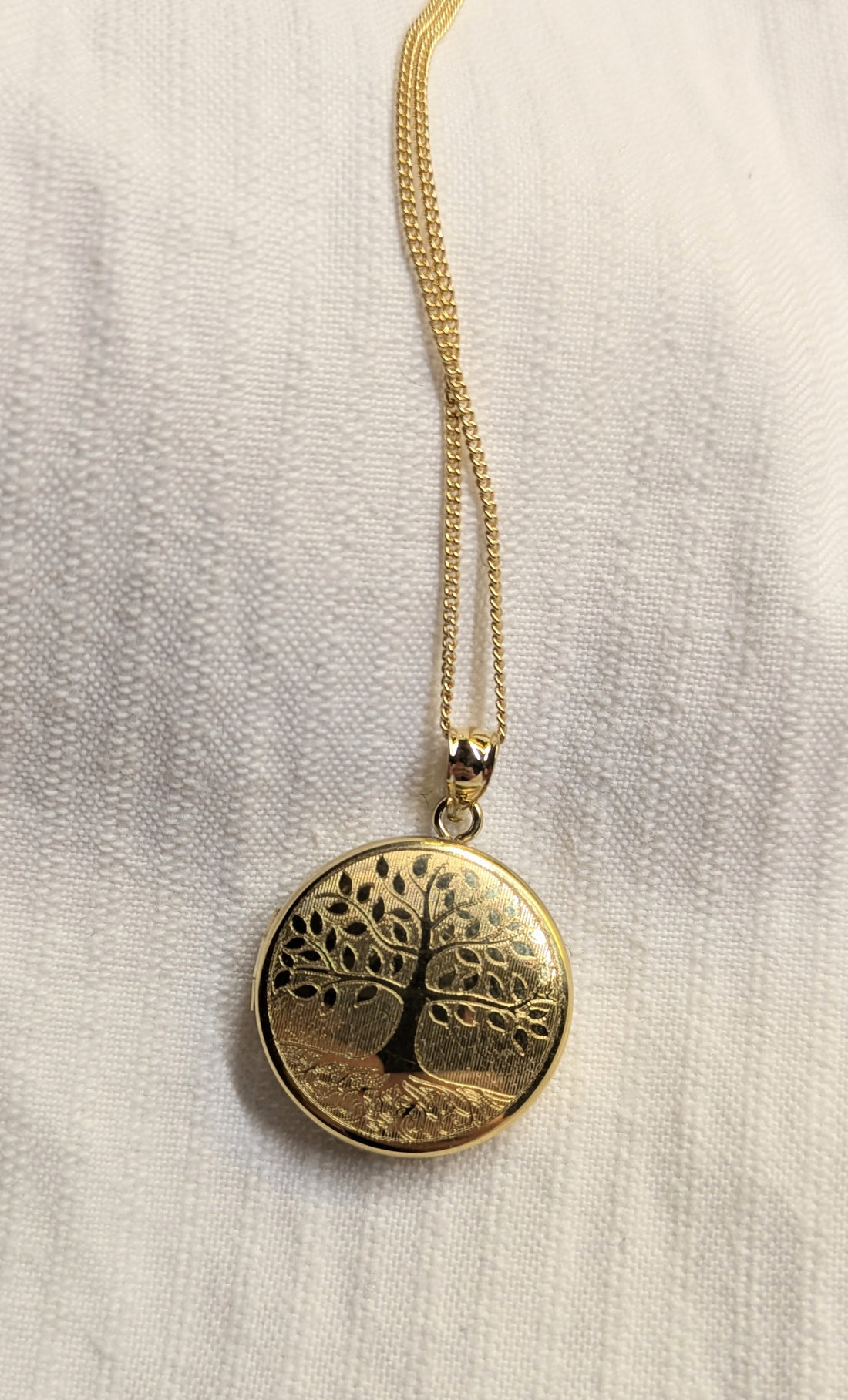 Tree of life Gold Plated sterling silver