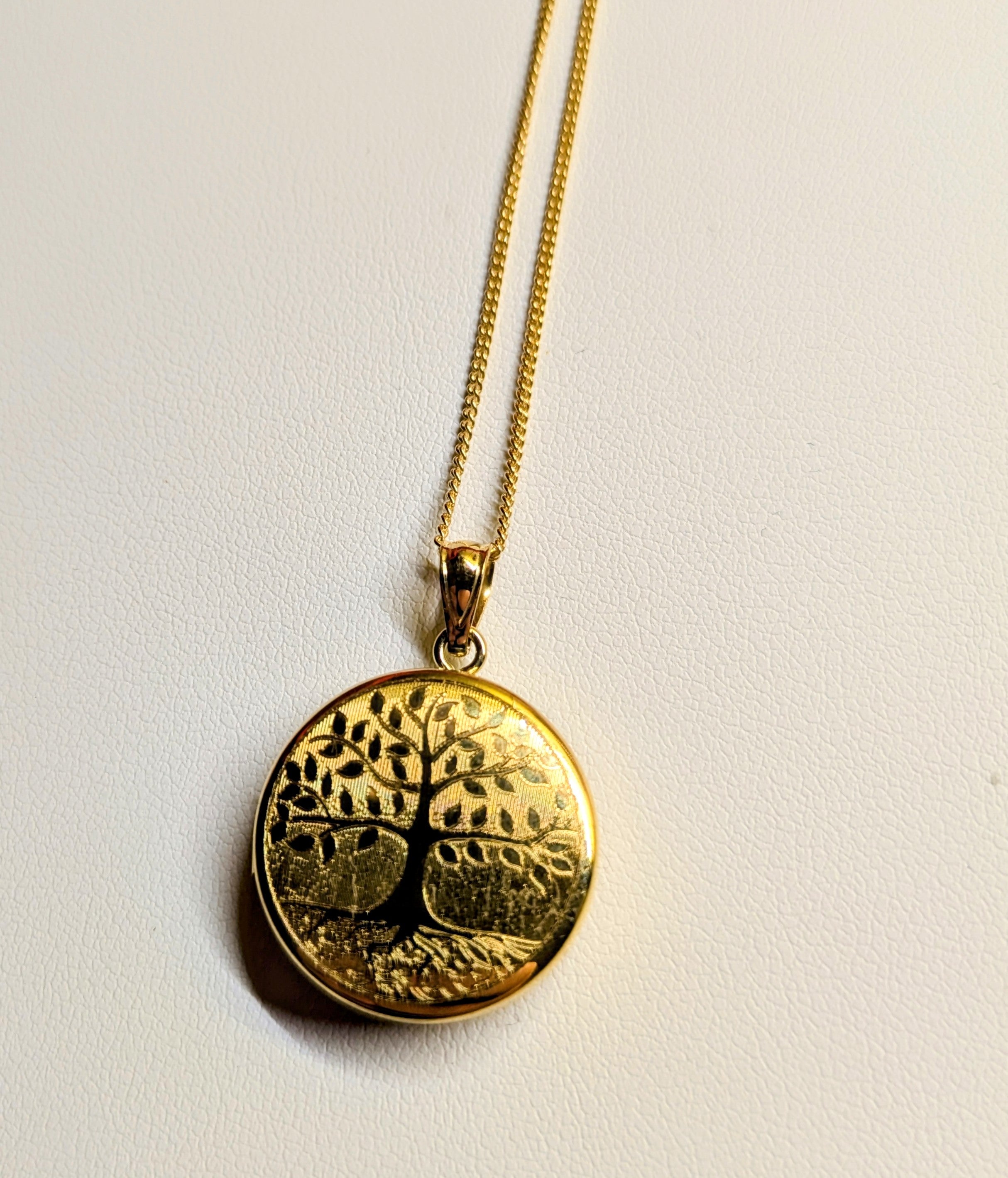 Tree of life Gold Plated sterling silver