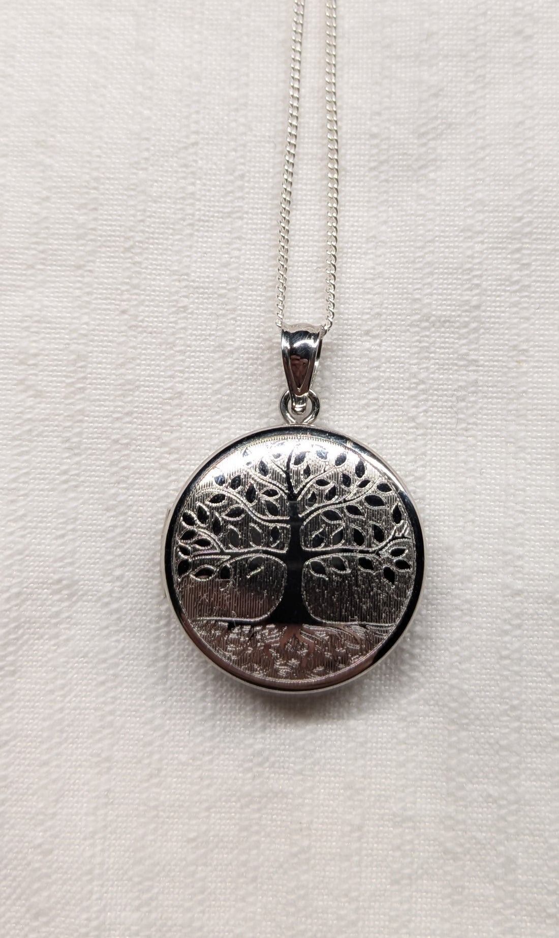 Tree of life locket  sterling silver